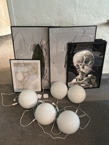 1469129-1 Belysning och ramade planscher