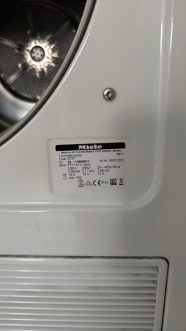 1344200-3 Tumble dryer Miele