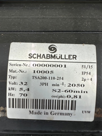 1491469-4 Electric motor Schabmüller