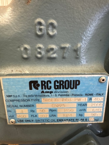 1491475-2 Industrial refrigeration compressor