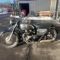1384779-3 Motorcykel med sidovagn - AJS Model 30 -1957