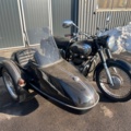 1384779-8 Motorcykel med sidovagn - AJS Model 30 -1957