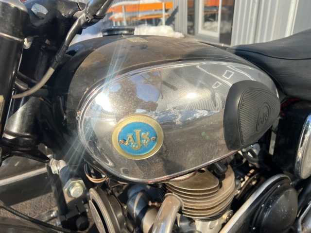 1384779-13 Motorcykel med sidovagn - AJS Model 30 -1957