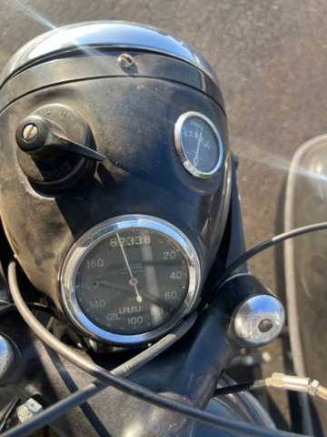 1384779-14 Motorcykel med sidovagn - AJS Model 30 -1957