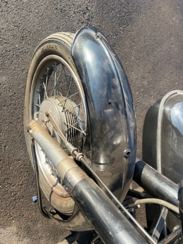 1384779-15 Motorcykel med sidovagn - AJS Model 30 -1957