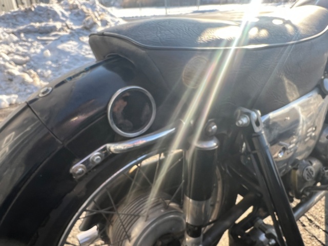 1384779-21 Motorcykel med sidovagn - AJS Model 30 -1957