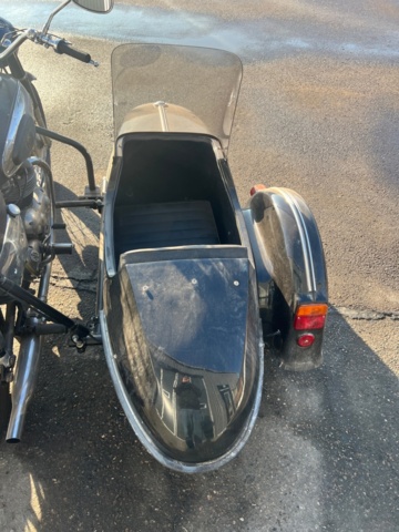 1384779-23 Motorcykel med sidovagn - AJS Model 30 -1957