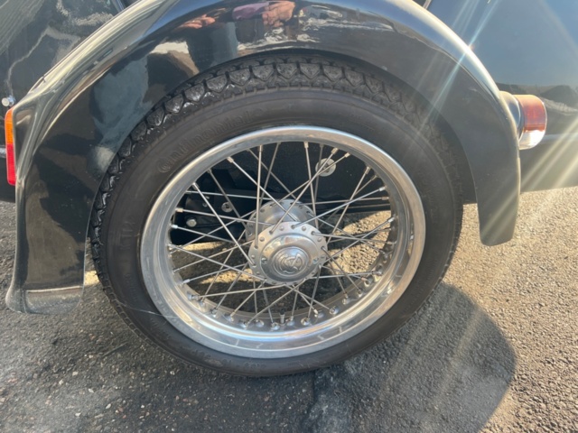 1384779-25 Motorcykel med sidovagn - AJS Model 30 -1957