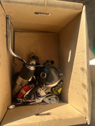 1384779-28 Motorcykel med sidovagn - AJS Model 30 -1957