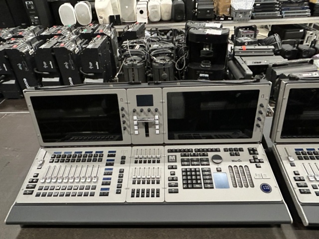 1486328-8 Ljusbord med dubbla displayer och case - Martin M6 Controller