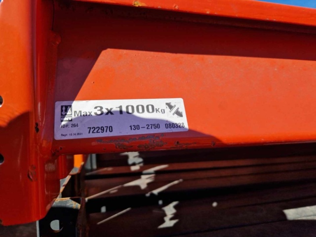 1492108-9 94 sektioner pallställ och 520 balkar