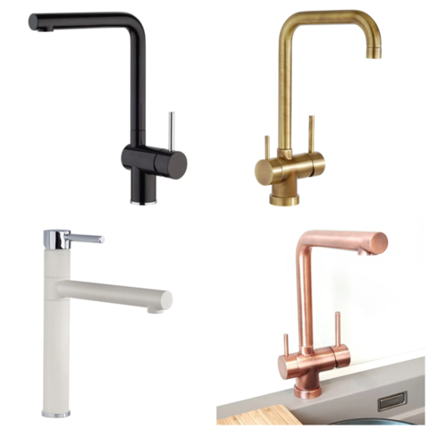 1492110-1 Köksblandare & diskmaskinsavstängning, 400 st - iCrolla, Silgranit & metallutföranden