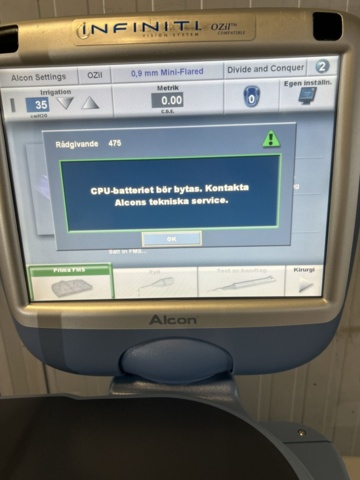 1404508-28 Fakoemulsifieringssystem med tillbehör – Alcon Accurus 600DS / Infiniti Vision System