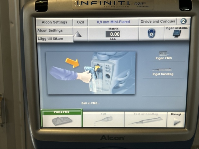 1404508-40 Fakoemulsifieringssystem med tillbehör – Alcon Accurus 600DS / Infiniti Vision System