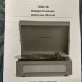 1442286-3 Vinyl player - Crosley Voyager CR8017B (Returned product)