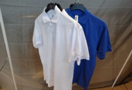1491912 Polo shirts, 4 pcs - Fristads, short sleeves, collar with buttons, size M