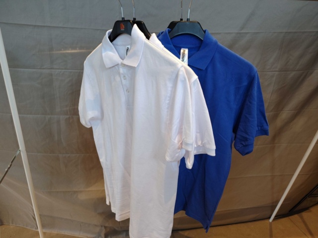 1491912-1 Polo shirts, 4 pcs - Fristads, short sleeves, collar with buttons, size M