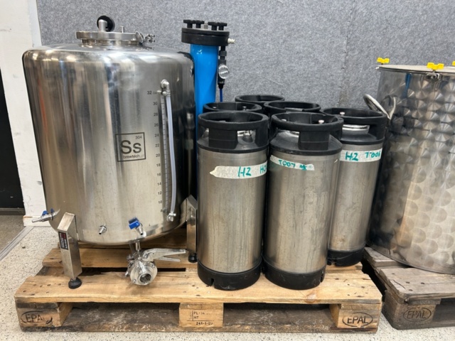 1436497-2 Fermentation tank with various accessories - Polsinelli 150 LT