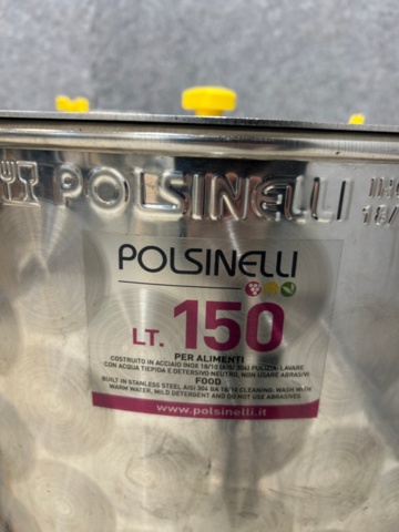 1436497-14 Fermentation tank with various accessories - Polsinelli 150 LT
