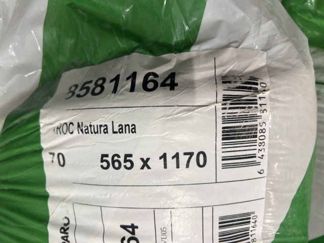 1492649-7 About 105.76 m2 Insulation Paroc Natura Lana