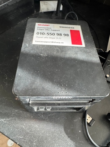 1405551-3 Komplett kassasystem – pekskärm, kvittoskrivare och tillbehör