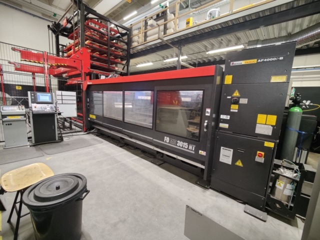 1492755-6 Laser cutting machine Amada FO MII 3015 NT 4kW + Automated Storage Tower