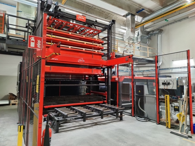 1492755-28 Laser cutting machine Amada FO MII 3015 NT 4kW + Automated Storage Tower