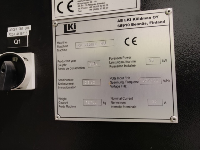 1492755-35 Laser cutting machine Amada FO MII 3015 NT 4kW + Automated Storage Tower