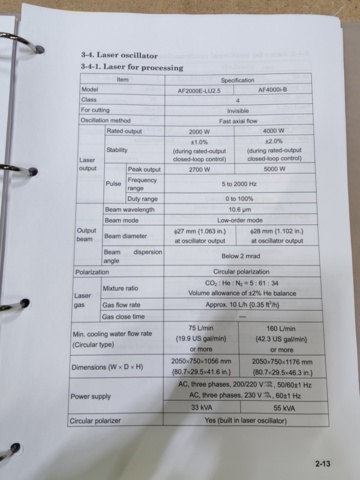 1492755-99 Laser cutting machine Amada FO MII 3015 NT 4kW + Automated Storage Tower