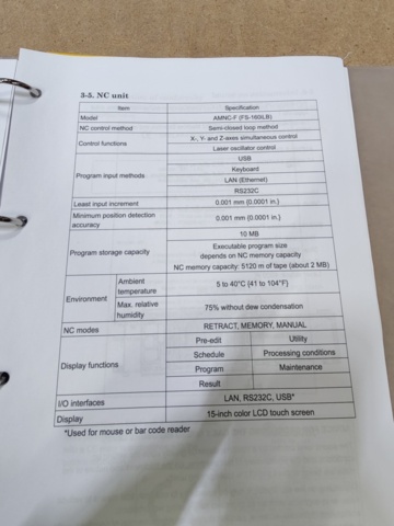 1492755-101 Laser cutting machine Amada FO MII 3015 NT 4kW + Automated Storage Tower