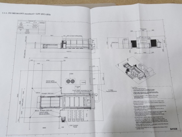 1492755-110 Laser cutting machine Amada FO MII 3015 NT 4kW + Automated Storage Tower