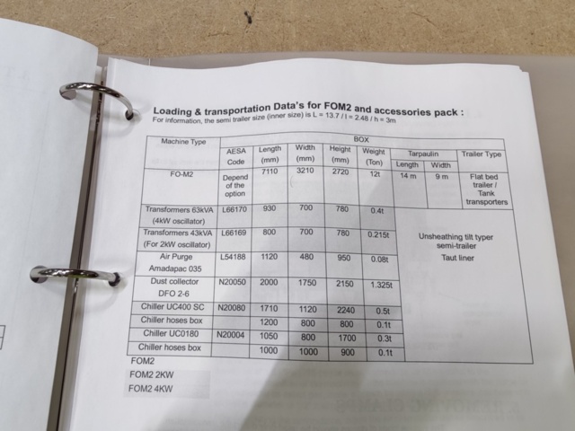 1492755-116 Laser cutting machine Amada FO MII 3015 NT 4kW + Automated Storage Tower