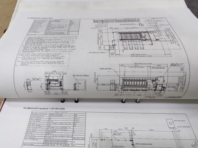 1492755-120 Laser cutting machine Amada FO MII 3015 NT 4kW + Automated Storage Tower