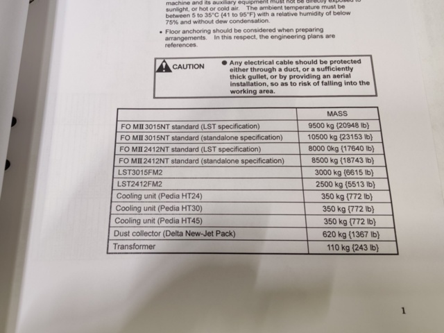 1492755-121 Laser cutting machine Amada FO MII 3015 NT 4kW + Automated Storage Tower