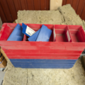 1408021-9 Lot of plastic storage boxes - approx. 2 pallets - mixed models