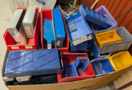 1408021 Lot of plastic storage boxes - approx. 2 pallets - mixed models
