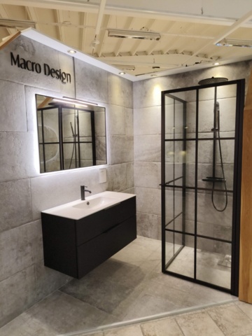 1401329-1 Badrumsinrening Macro Design  Svart EK 100