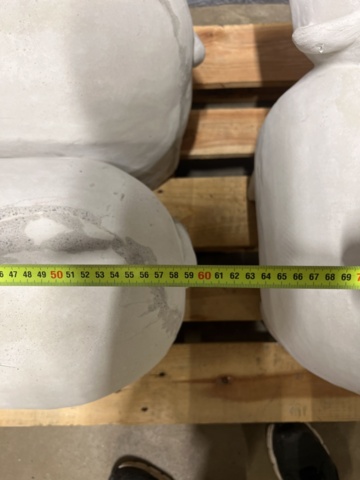 1469600-7 Post holders 3 pcs in the shape of hippos