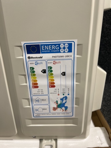 1492616-6 Air source heat pump for Nordic climate 18000 BTU, 5100W