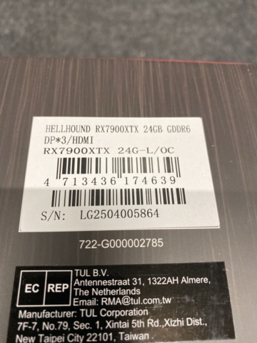 1489205-3 Grafikkort PowerColor Hellhound AMD Radeon RX 7900 XTX