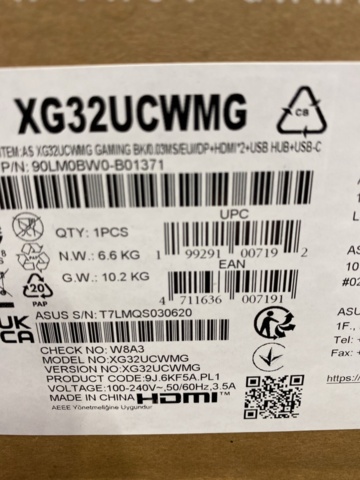 1489221-3 Gamingskärm ASUS 32" ROG Strix 4K XG32UCWMG