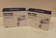 1416818 2 pcs New Hand Mixers Matsui