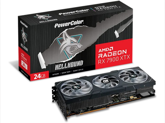1489205-1 Grafikkort PowerColor Hellhound AMD Radeon RX 7900 XTX