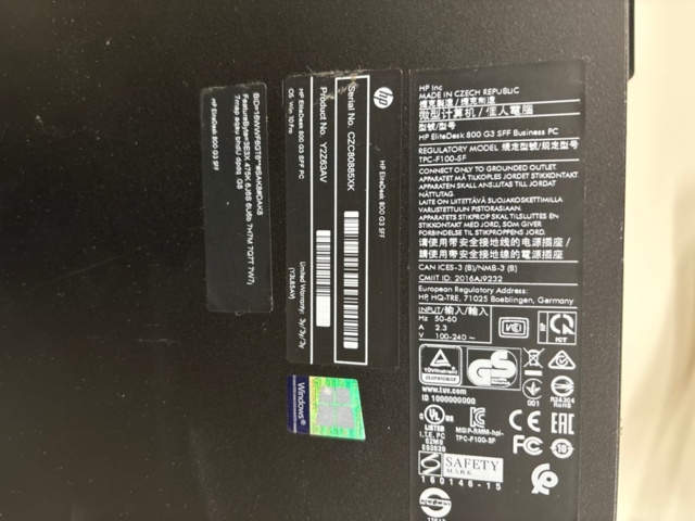 1482184-7 Lot of desktop computers and routers - 19 computers + 2 Wi-Fi routers