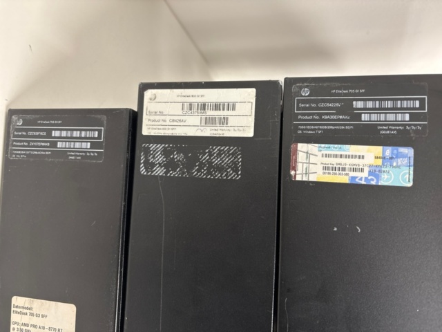 1482184-9 Lot of desktop computers and routers - 19 computers + 2 Wi-Fi routers