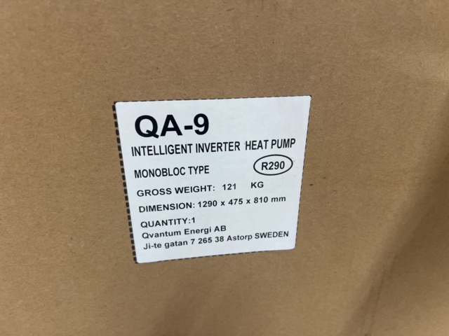 1384780-8 Ground source heat pump with accessories - Qvantum QH-175 and QA-9