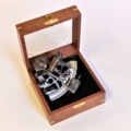 1492874-1 Brass sextant in antique/nautical look