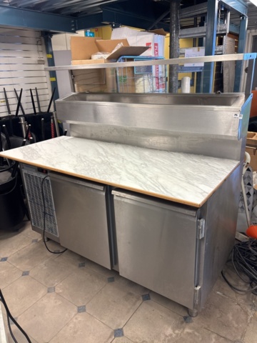 1469146-15 Bakery cooling counter with chute, cabinet and additional cooling unit