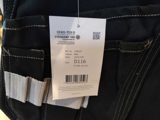 1491966-4 Craftsman trousers - Fristads, D116, pirate model, 4-way stretch, CORDURA