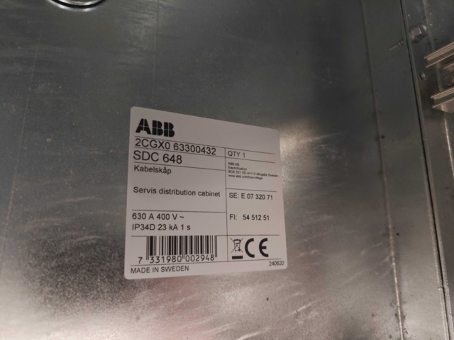 1435718-3 Cable cabinet 4 pcs - ABB SDC 648